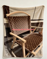 LV Monogram Camp Chair Blanket Designer Folding Chair Throw 196